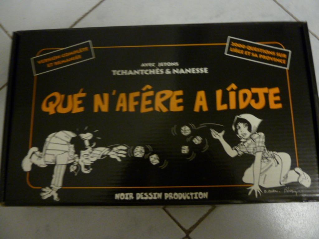 Jeu Qué N'Afêre a Lîdje de Noir Dessin (1996), Trois ou quatre joueurs, Enlèvement ou Envoi, Comme neuf