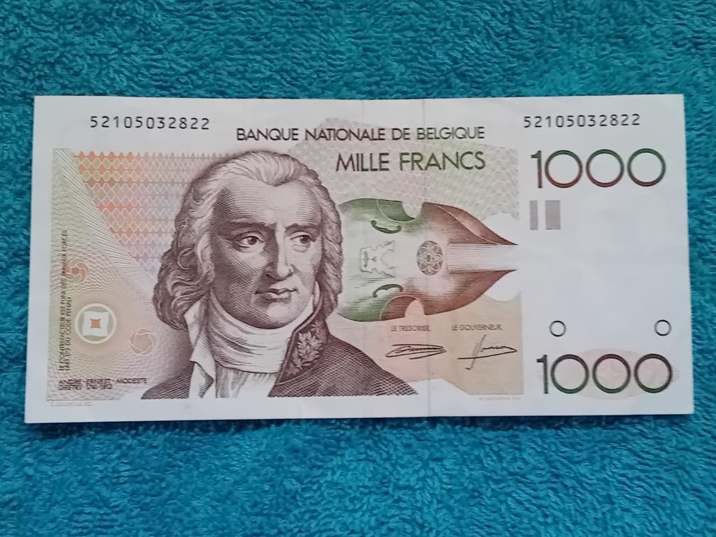 1000 Francs 1980-1996 TTB, Enlèvement ou Envoi, Billets en vrac