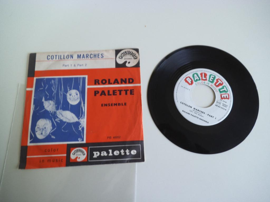 Défilé de l'ensemble Roland Palette Cotillon de 7", Enlèvement ou Envoi, Utilisé, 7 pouces, Single
