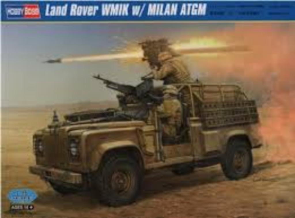 HOBBY BOSS 82447 land rover WMIK w/ millan ATGM échelle 1/35, Hobby en Vrije tijd, Overige merken, Auto, 1:32 tot 1:50, Nieuw