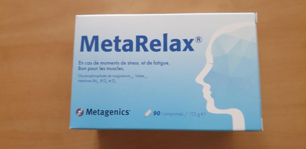 Doos (en) Metarelax 90 tabletten (Nieuw-Original-Ticket), Verzenden, Nieuw