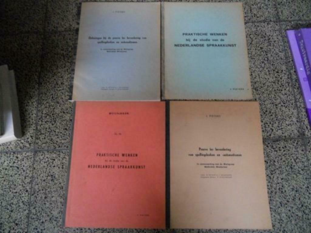 4 Boekjes spraakkunst, Ophalen of Verzenden, Gelezen, Overige niveaus