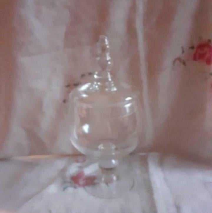 §  Drageoir en verre sur pied, Enlèvement ou Envoi