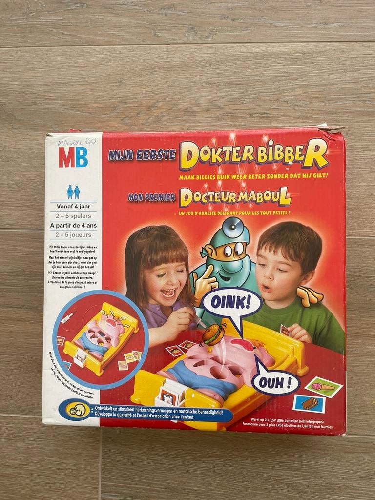 Mon premier Docteur Bibber - MB, 1 ou 2 joueurs, Enlèvement ou Envoi, Utilisé, MB SPELLEN