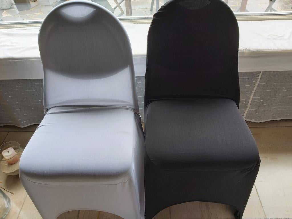 Housses chaises  noires, Enlèvement ou Envoi, Comme neuf