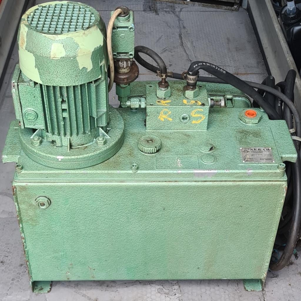 Groupe hydraulique triphasé, Enlèvement ou Envoi