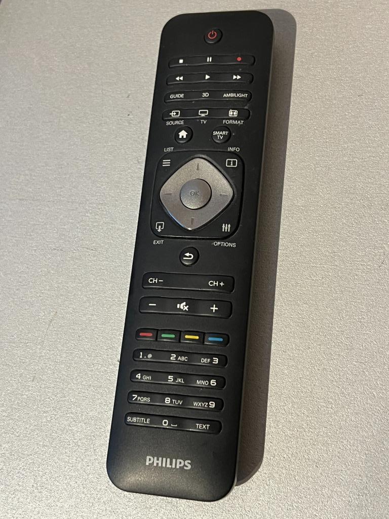 Philips afstandsbediening HT11C0106V.09 met keyboard, Ophalen of Verzenden, Gebruikt, Origineel, Tv