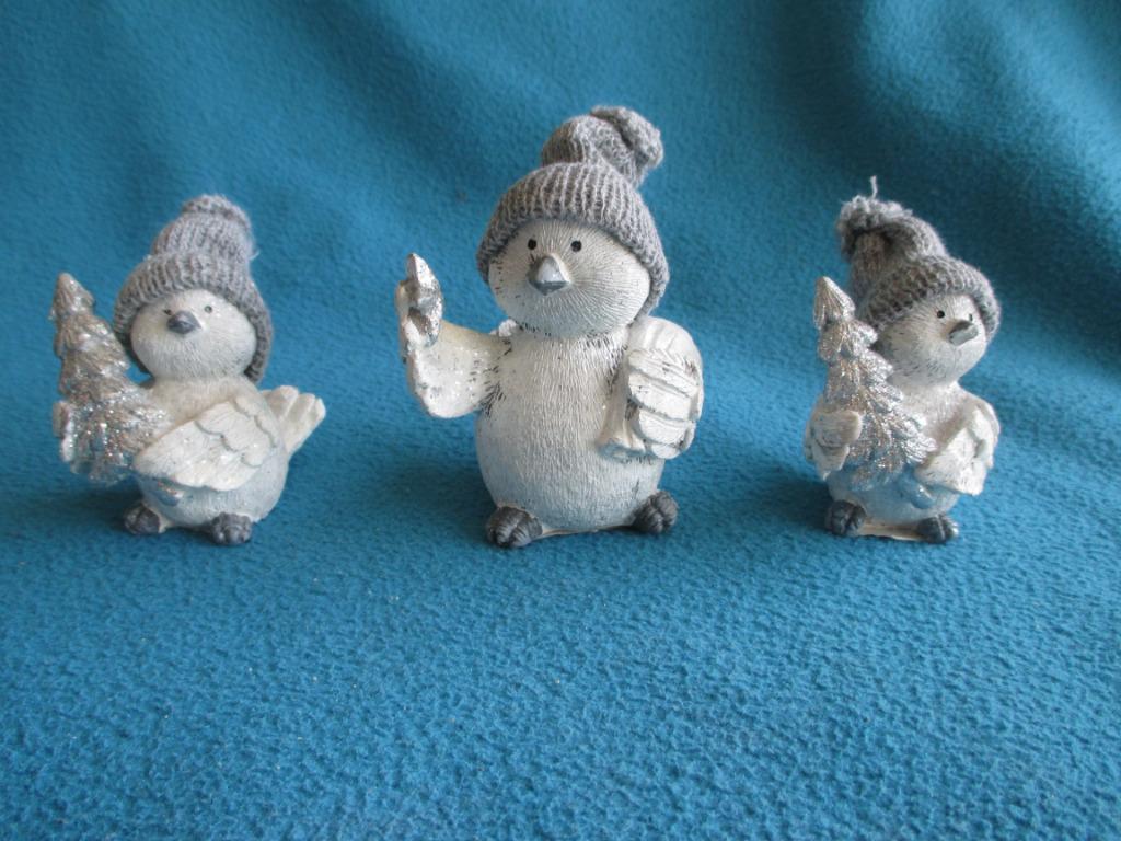 kerst 3 vogeltjes wit, Diversen, Ophalen of Verzenden, Zo goed als nieuw