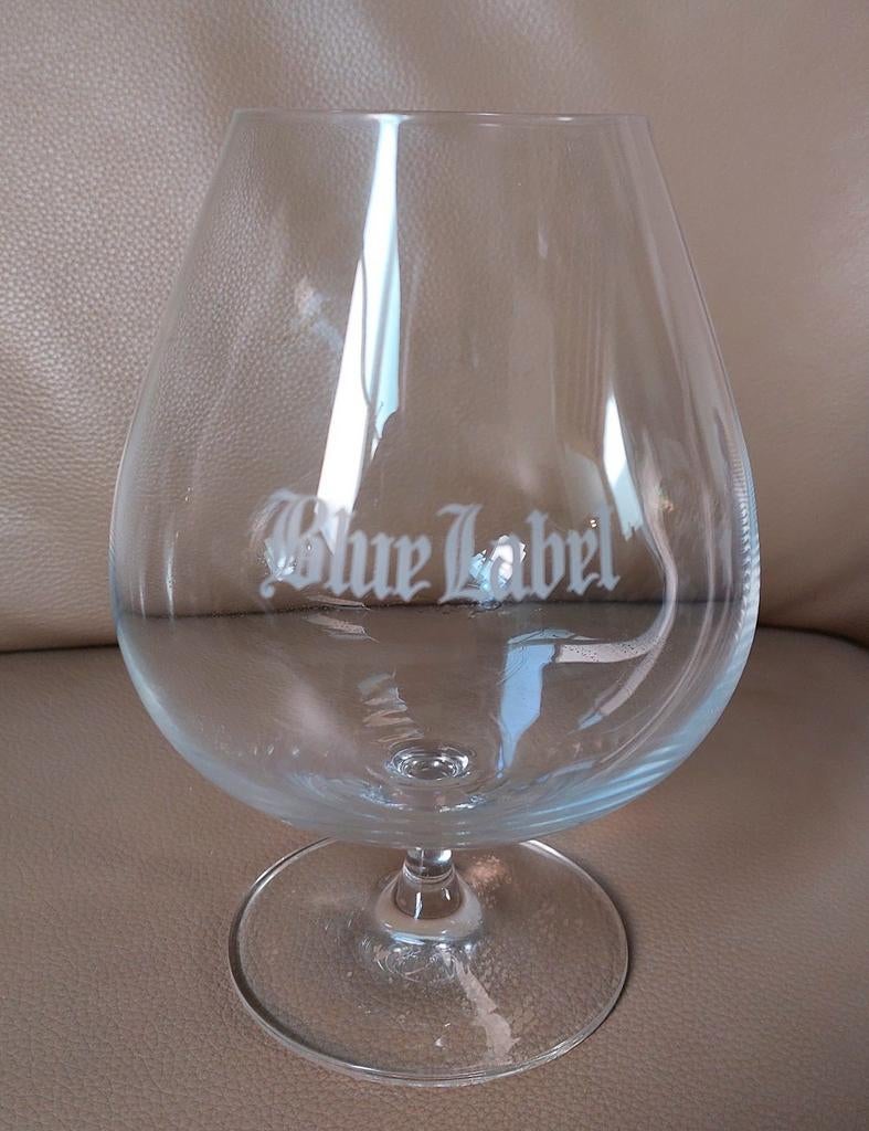 WHISKEY  -  JOHNNY WALKER  GLAS  BLUE LABEL  -  16 CM HOOG, Enlèvement ou Envoi, Comme neuf, Autres types