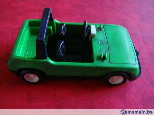 Voiture Verte. Marque: "Playmobil System". 1976. Vintage., Hobby & Loisirs créatifs, Modélisme | Voitures & Véhicules, Enlèvement ou Envoi