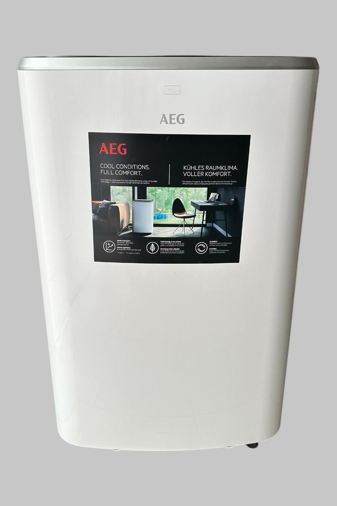 AEG Mobiele Airco AXP35U538CW – 3500W – KOELT & ONTVOCHTIGT, Elektronische apparatuur, Airco's, Zo goed als nieuw, Ophalen of Verzenden