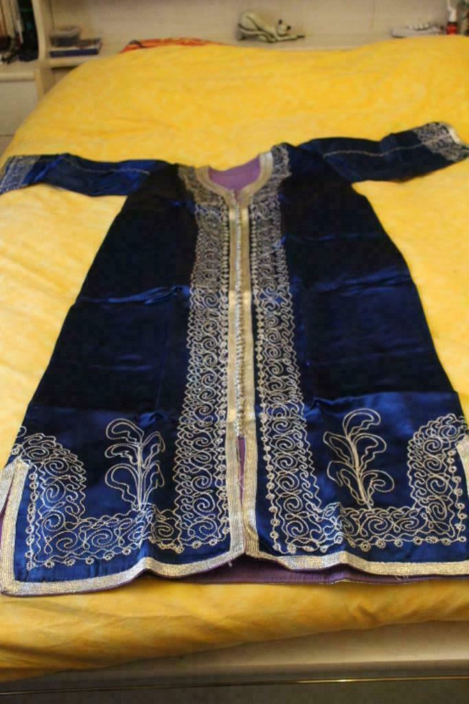 Superbe Djellaba, Enlèvement ou Envoi, Neuf, Taille 42/44 (L), Bleu