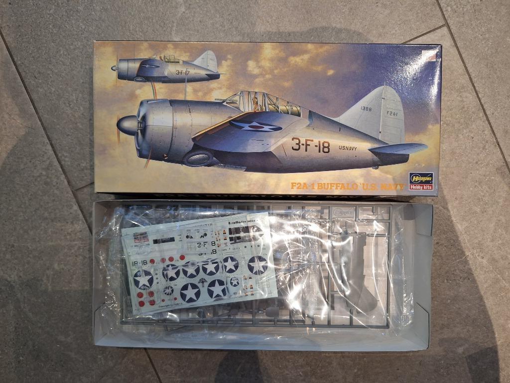 Hasegawa F2A-1 Buffalo 'U.S. Navy', Hobby & Loisirs créatifs, Modélisme | Avions & Hélicoptères, Enlèvement, Hasegawa