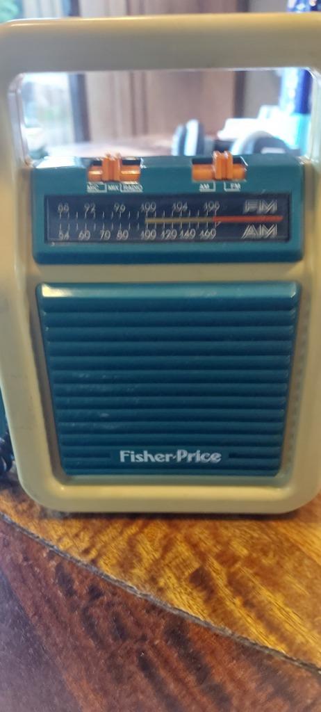 Fisher price radio met microfoon  vintage, Kinderen en Baby's, Speelgoed | Fisher-Price, Ophalen, Gebruikt, Overige typen, Met geluid