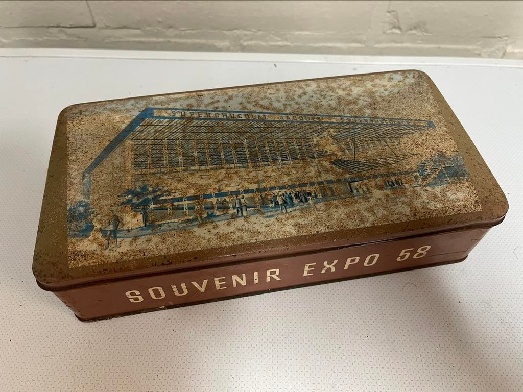Superchocolat Jacques blik expo 58, Collections, Enlèvement ou Envoi