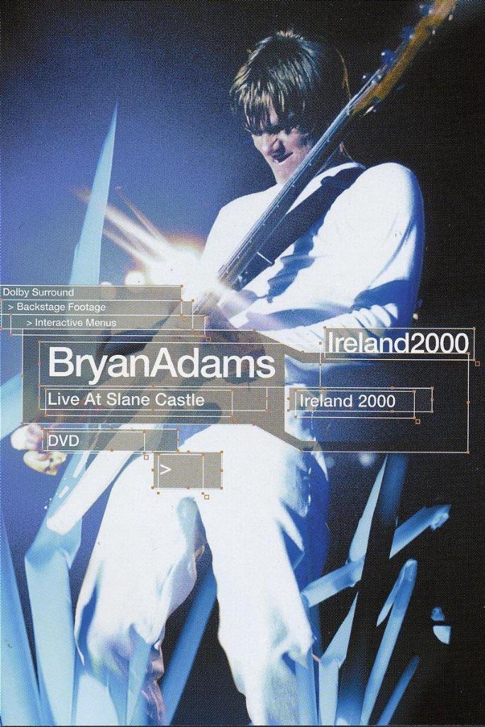 DVD Bryan Adams - Live at Slane Castle - Ireland 2000, Alle leeftijden, Ophalen of Verzenden, Gebruikt