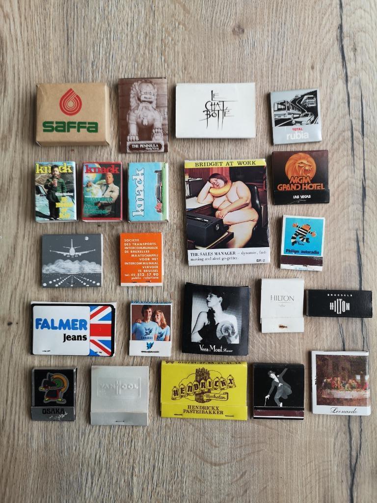 Lot oude lucifers - Allerhande thema's, Verzamelen, Rookartikelen, Aanstekers en Luciferdoosjes, Ophalen of Verzenden, Zo goed als nieuw