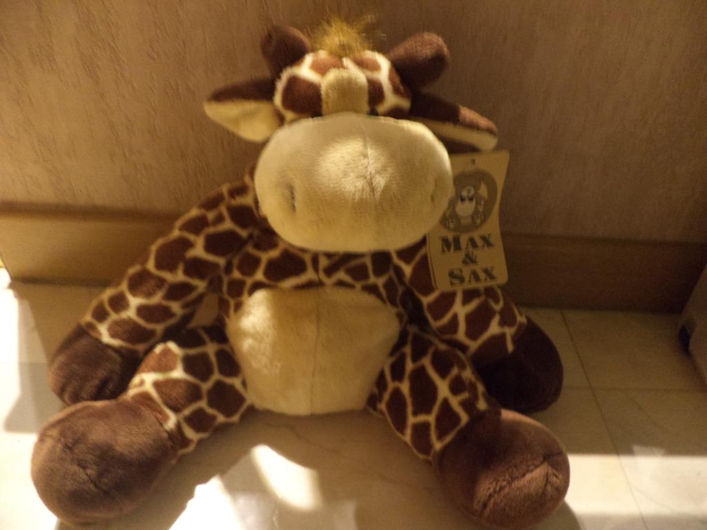 nieuwe giraf knuffel MAX en SAX, Ophalen of Verzenden, Nieuw