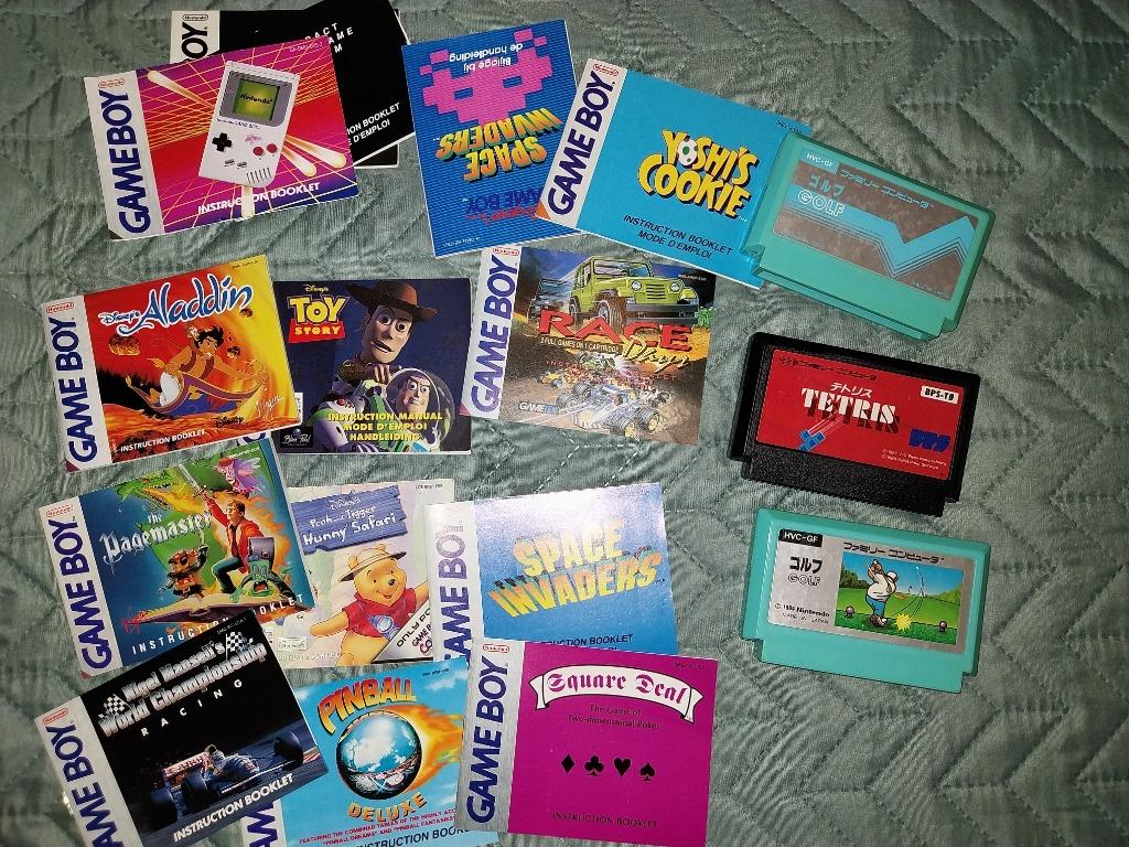 Lot boekjes Nintendo gameboy en 3 games nes, Games en Spelcomputers, Ophalen of Verzenden
