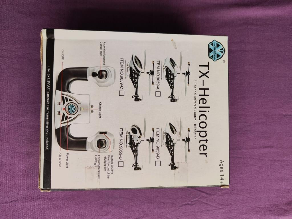 TX mini hélicoptère, Ophalen of Verzenden, Nieuw, Helikopter