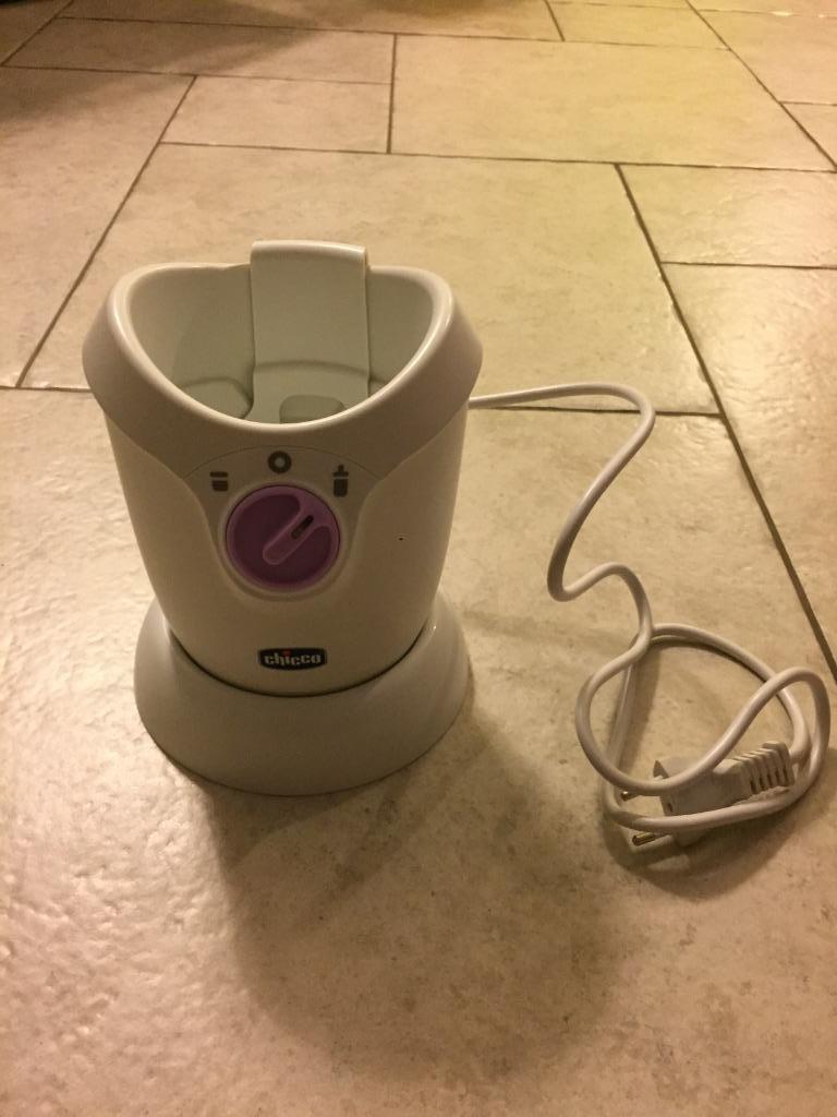 Chauffe biberon Chicco Maison et voiture, Ophalen of Verzenden, Gebruikt, Flessen- of potjesverwarmer