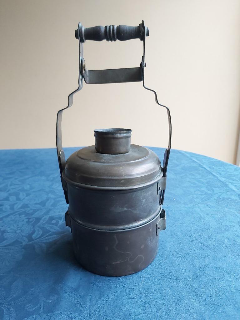 Gamelle militaire(?) ancienne cuivre/alu/pas d'envoi, Enlèvement, Cuivre