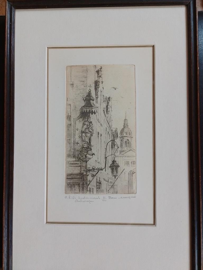 Romain Malfliet 1910 - 2006  O L V beeldje Sundermanstraat, Envoi