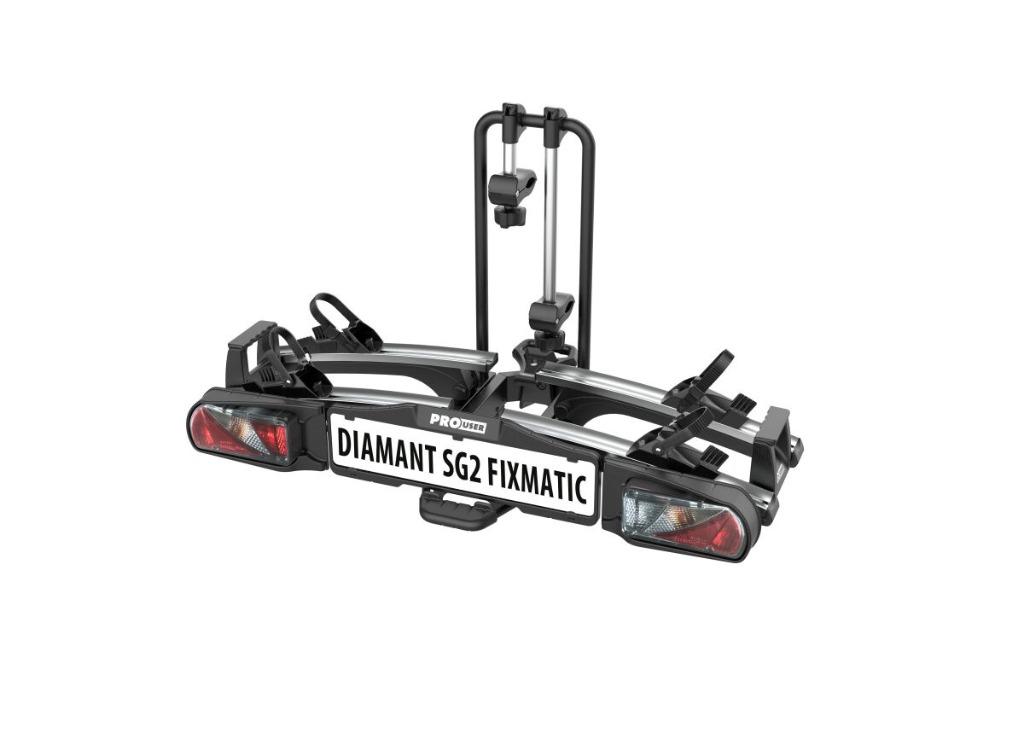 ProUser Diamant SG2 FixMatic | FIX4BIKE Fietsendrager | 2026, Autos : Divers, Porte-vélos, Neuf, Support d'attelage, 2 vélos, Pneus larges