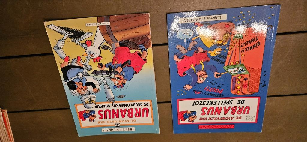 4 bandes dessinées Urbanus n 1, 25, 26 et 64, Plusieurs BD, Enlèvement, Utilisé, Linthout en Urbanus