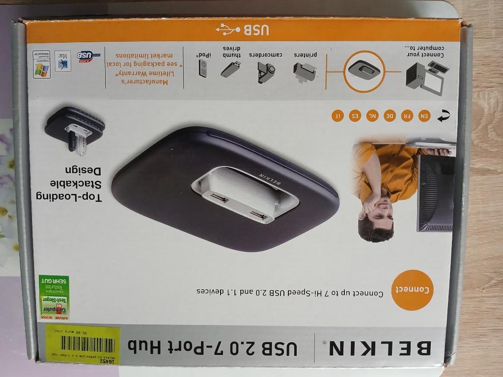 Belkin USB 2.0 7-Port Hub, Ophalen of Verzenden