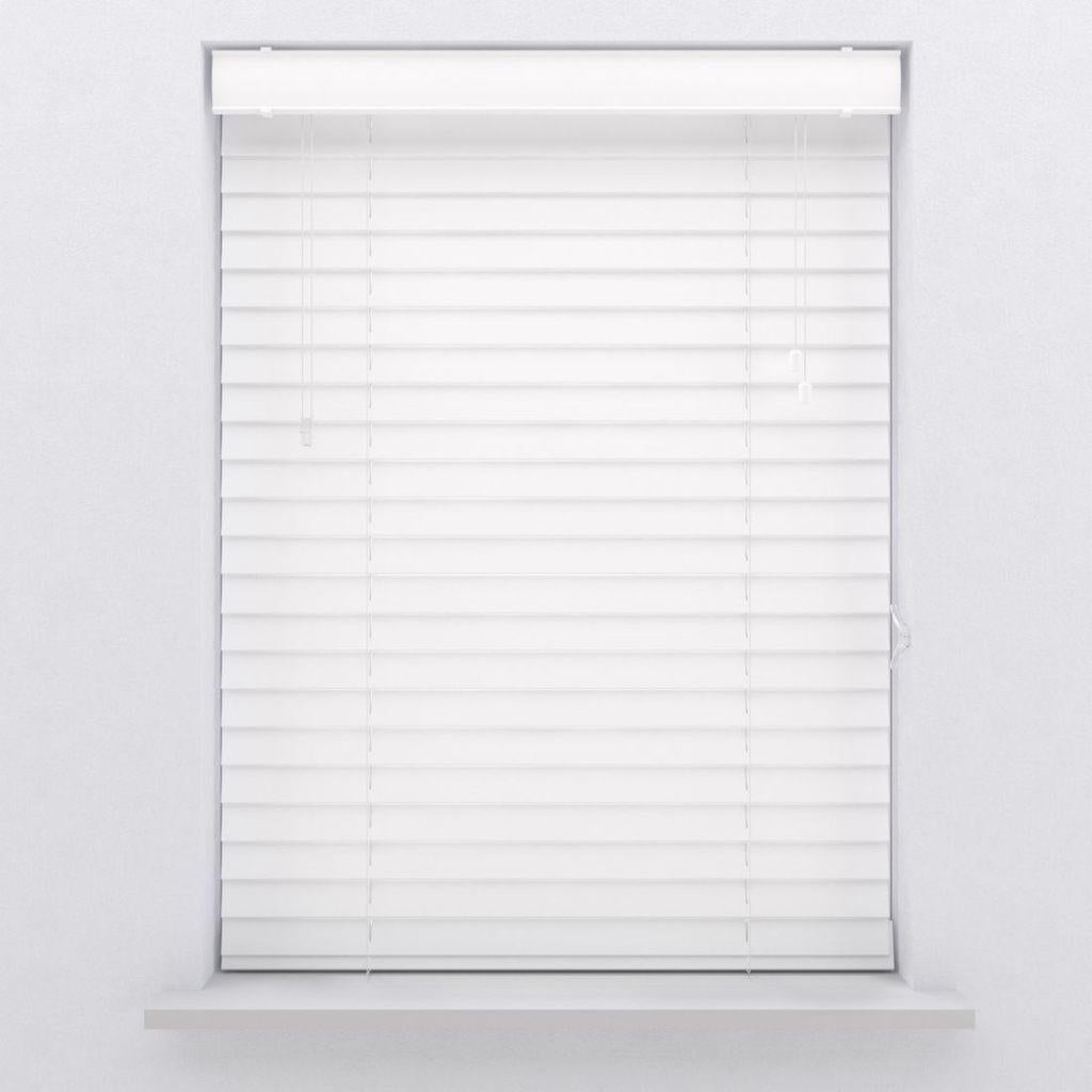 2 X Jaloezie Kunststof Lamellen 50mm - Wit - 180B / 175H, Ophalen, Wit, 150 tot 200 cm, Zo goed als nieuw