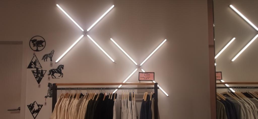 verlichting, Huis en Inrichting, Lampen | Spots, Ophalen, Metaal of Aluminium, Design, Zo goed als nieuw