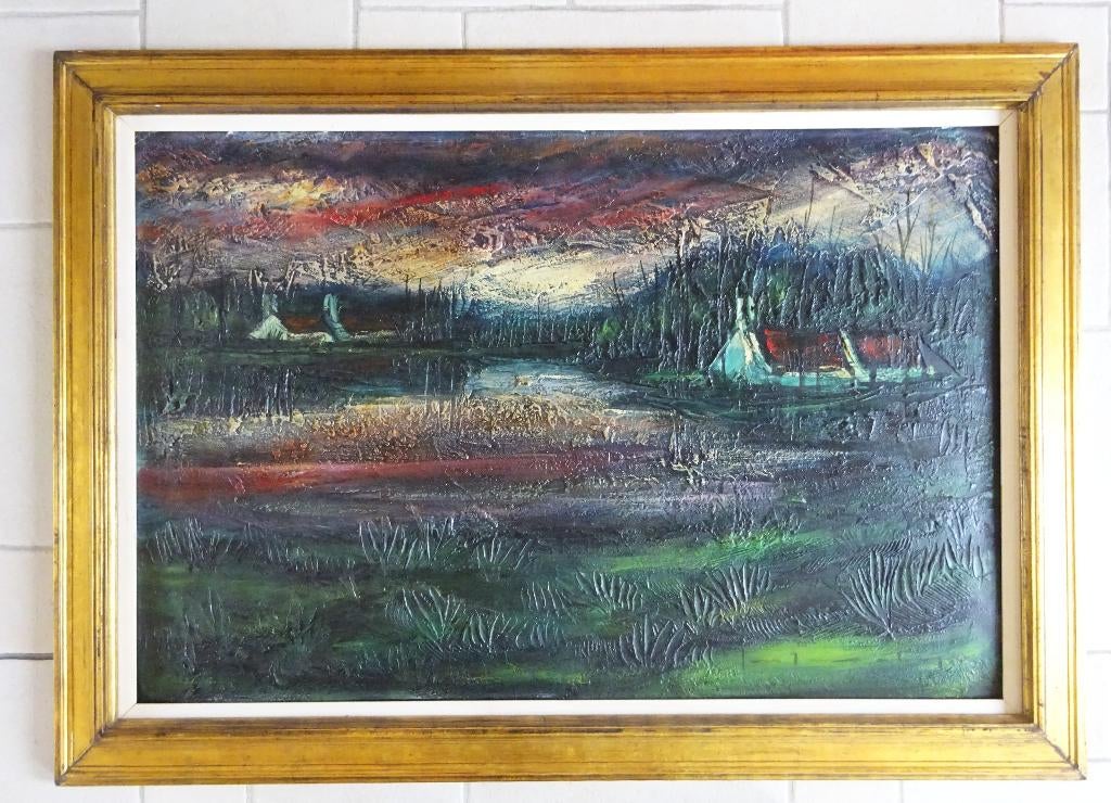 Stefaan Tessely, Paneel, 80 x 120 cm, Hoeves '70, Enlèvement