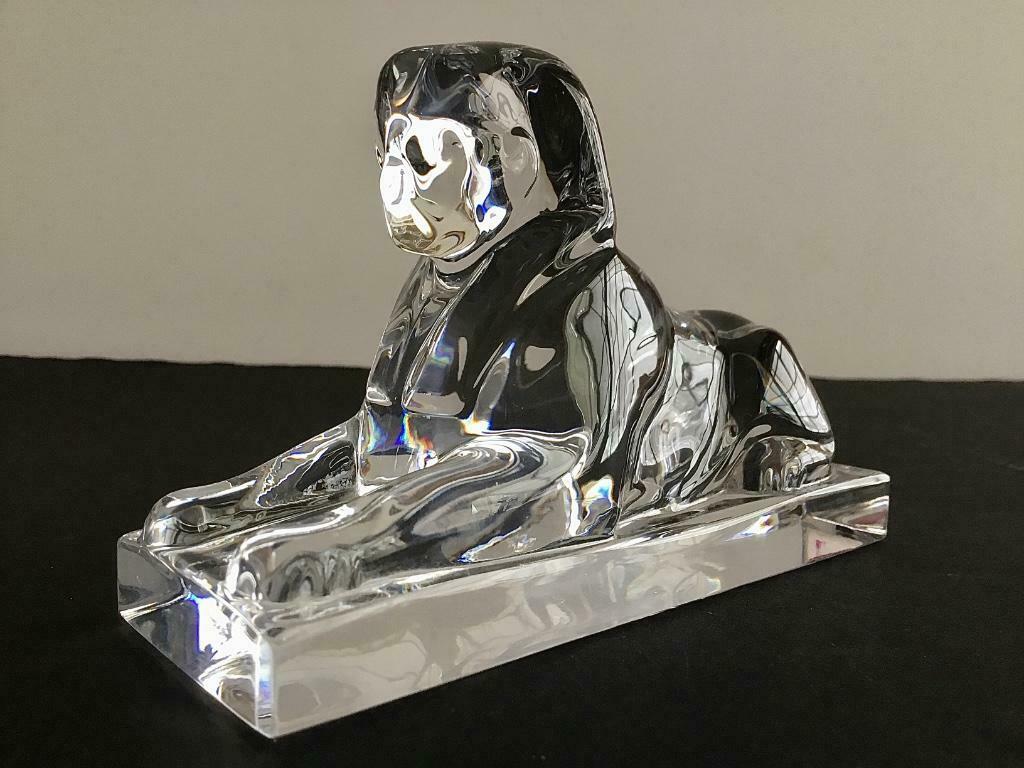 Zeer zeldzame kristal Baccarat Sfinx (France), Antiek en Kunst, Antiek | Glaswerk en Kristal, Ophalen of Verzenden