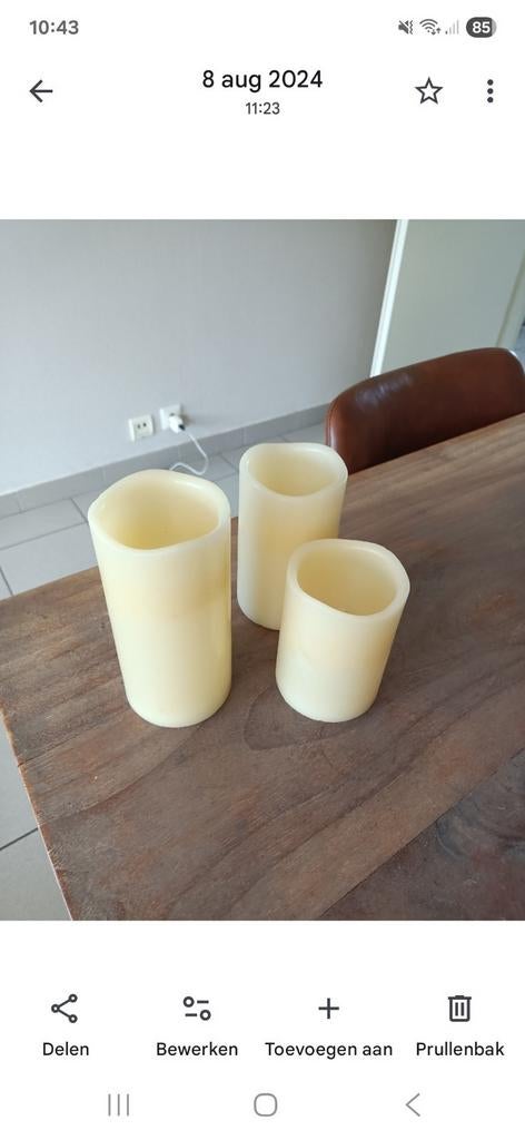 Bougies LED avec télécommande, Maison & Meubles, Enlèvement ou Envoi, Comme neuf