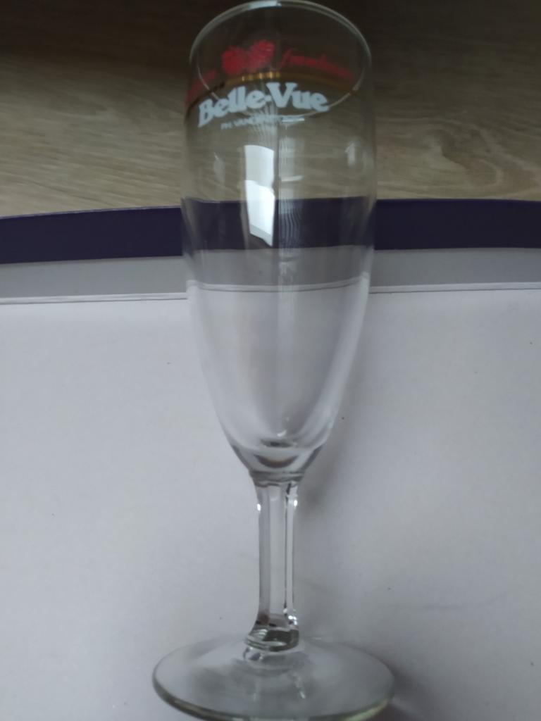 Verre à bière Belle Vue à la framboise, Enlèvement ou Envoi, Comme neuf, Verre à bière
