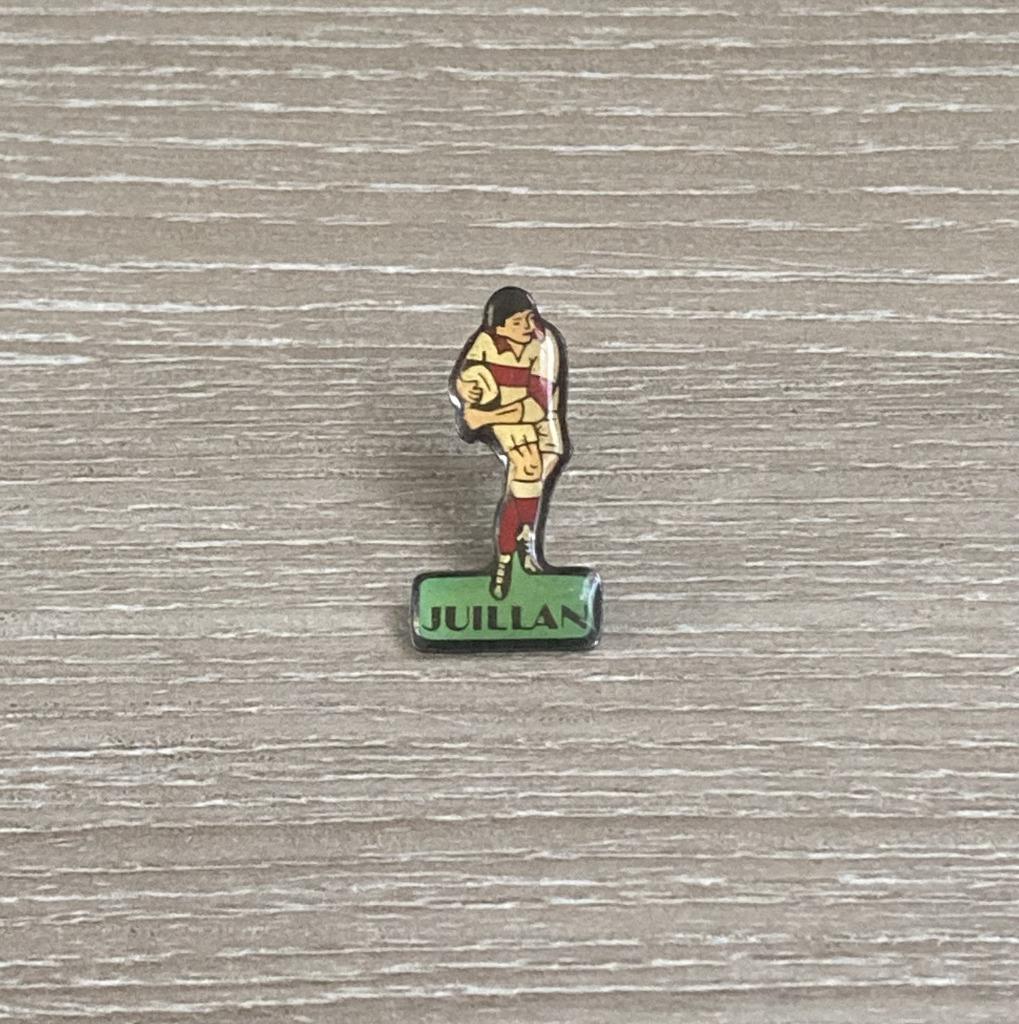 PIN - JUILLAN - RUGBY - AMERICAN FOOTBALL, Verzenden, Gebruikt, Sport, Speldje of Pin