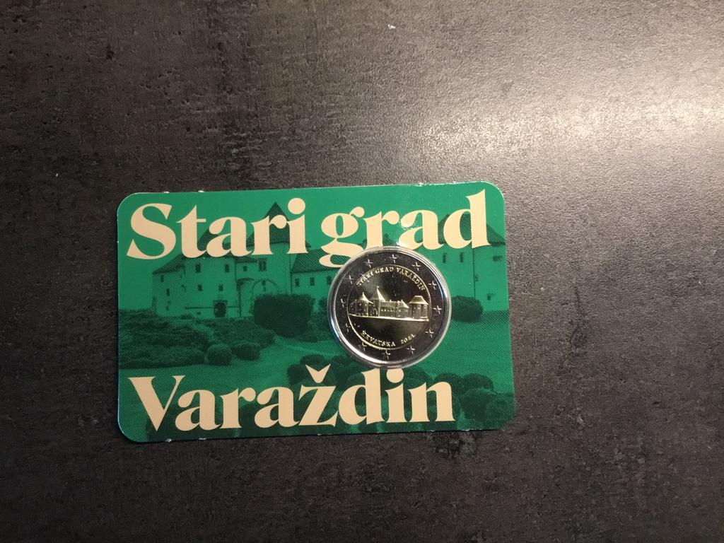 2024 Kroatië Varazdin coincard, Ophalen of Verzenden, België, 2 euro
