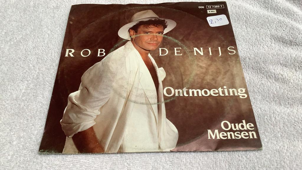 Rob De Nijs. Ontmoeting. Oude Mensen., Ophalen of Verzenden, Zo goed als nieuw, Single