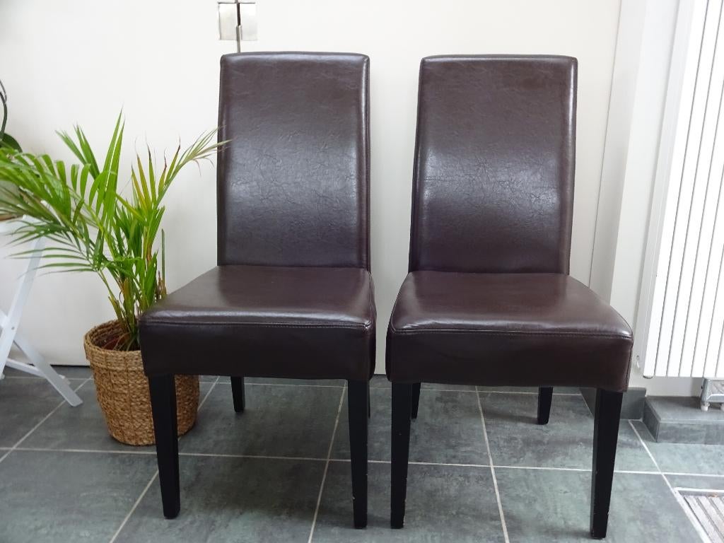 2 stoelen, Huis en Inrichting, Stoelen, Ophalen, Overige materialen, Gebruikt, Twee