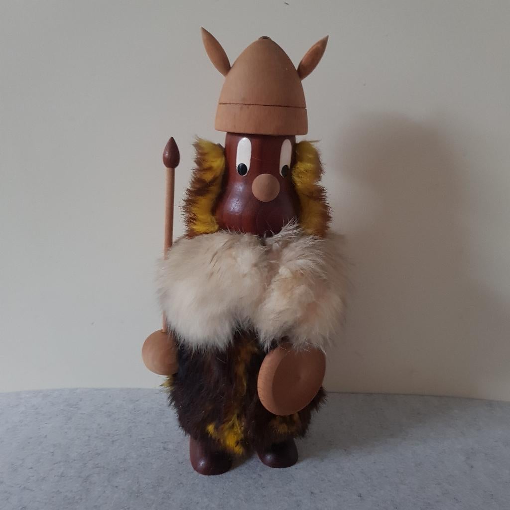 Houten Viking figuur, Ophalen of Verzenden