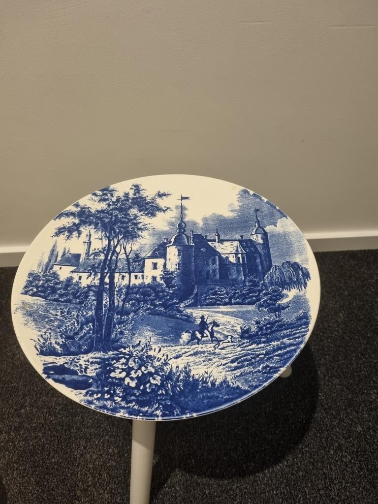 Sierbord in Delftsblauw, Ophalen