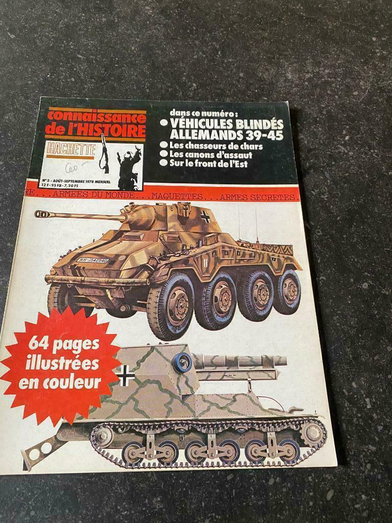 VEHICULES BLINDES ALLEMANDS 39-45, Ophalen of Verzenden, Tweede Wereldoorlog, Gelezen, Landmacht