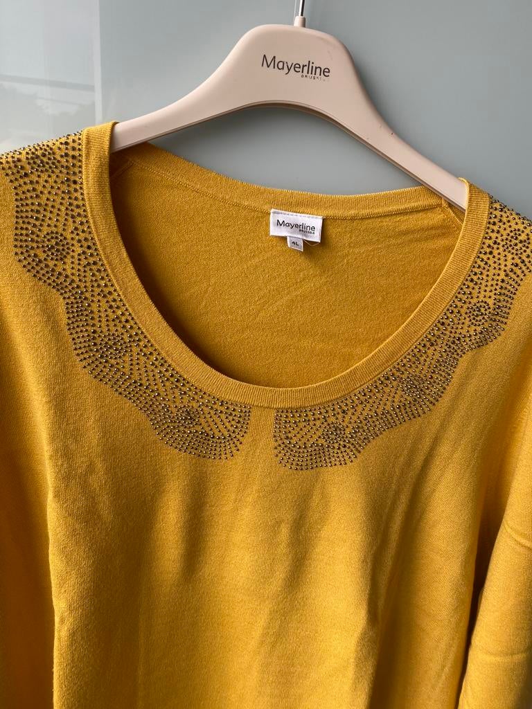 Chemisier Mayerline Couleur ocre, Vêtements | Femmes, Pulls & Gilets, Enlèvement ou Envoi, Comme neuf, Taille 46/48 (XL) ou plus grande