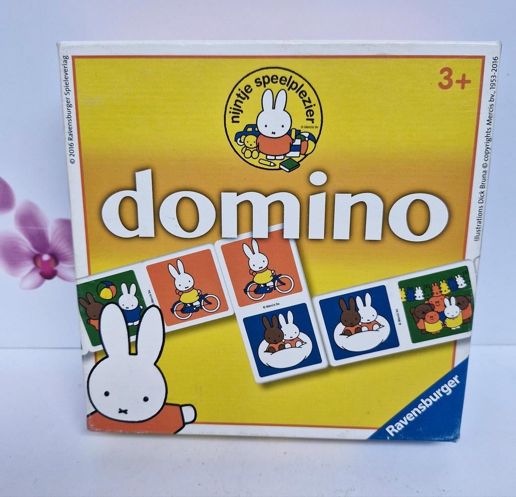 🐰 Miffy Domino, Cinq joueurs ou plus, Enlèvement ou Envoi, Utilisé, Ravensburger