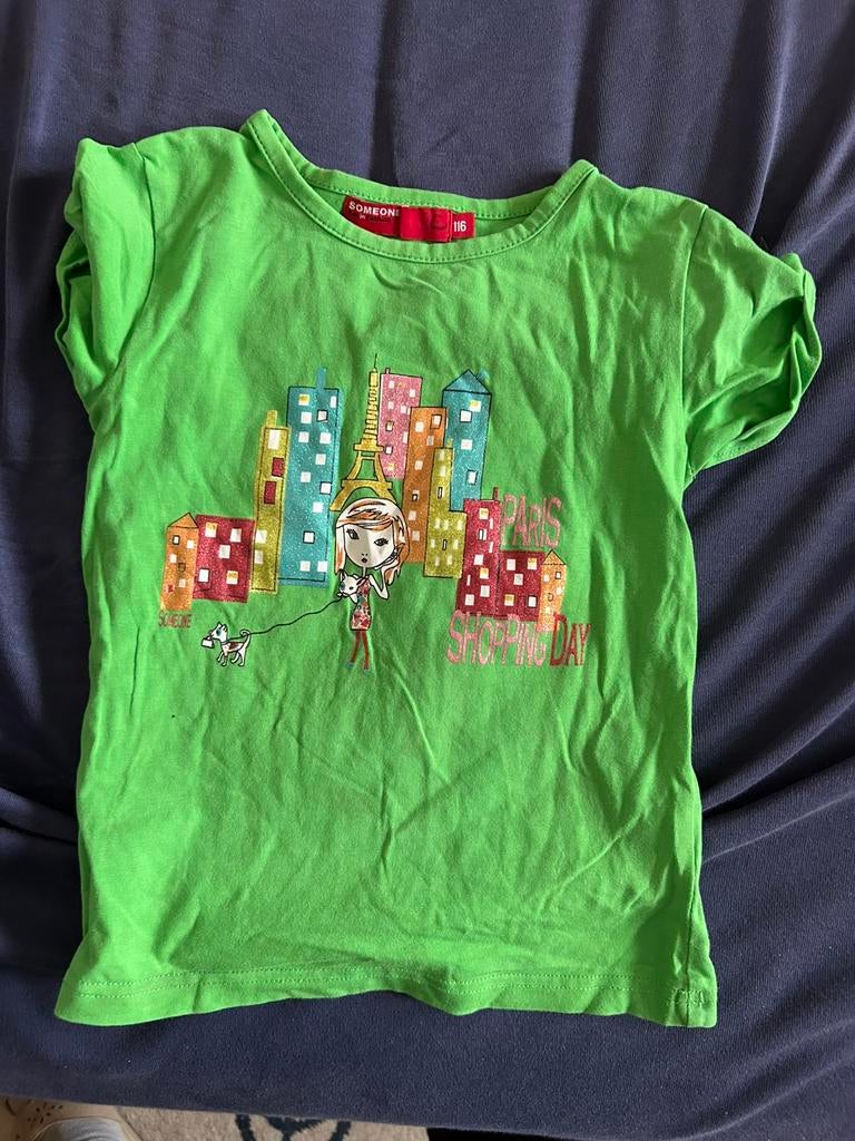 Meisjes ‘t shirt, Ophalen, Zo goed als nieuw, Meisje, Shirt of Longsleeve