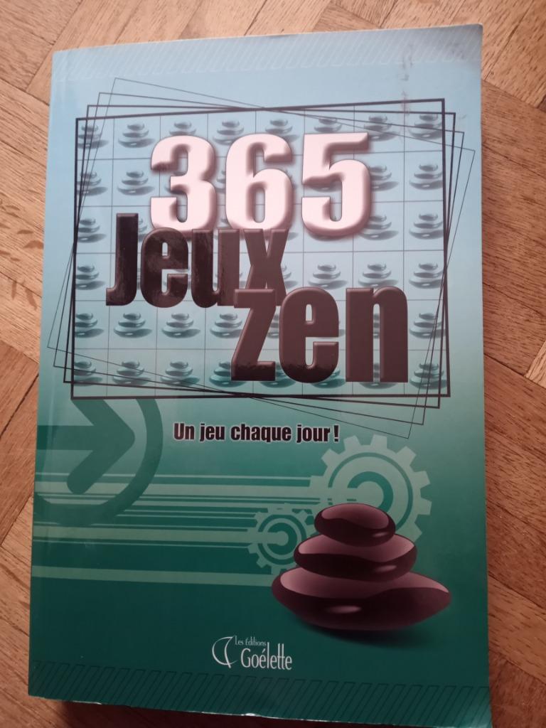 Livre 365 jeux zen, Ophalen of Verzenden, Nieuw