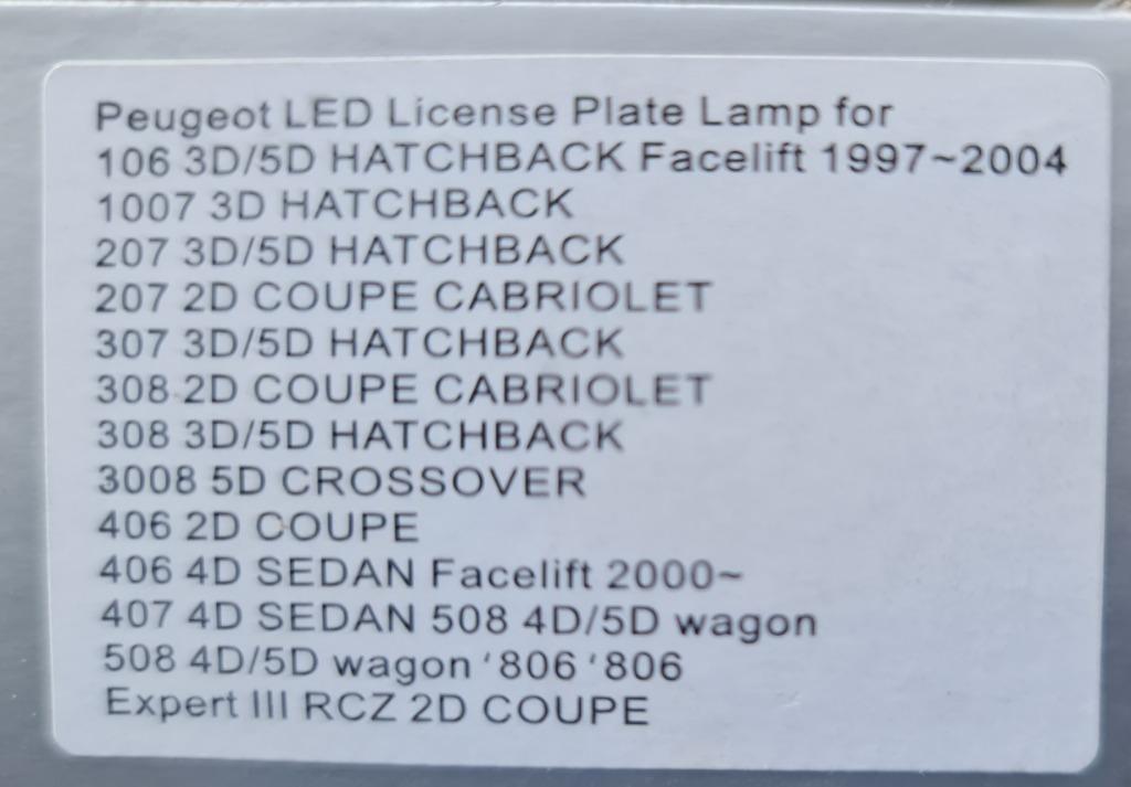 Eclaire plaque Led, Enlèvement, Utilisé, Citroën