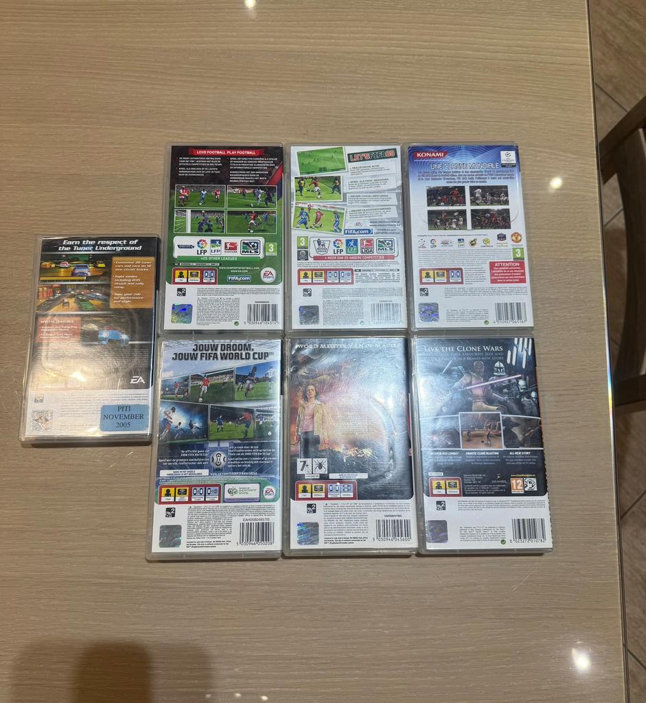 Sony PSP - 7 verschillende games - Apart of samen kopen, Games en Spelcomputers, 1 speler, Ophalen, Gebruikt