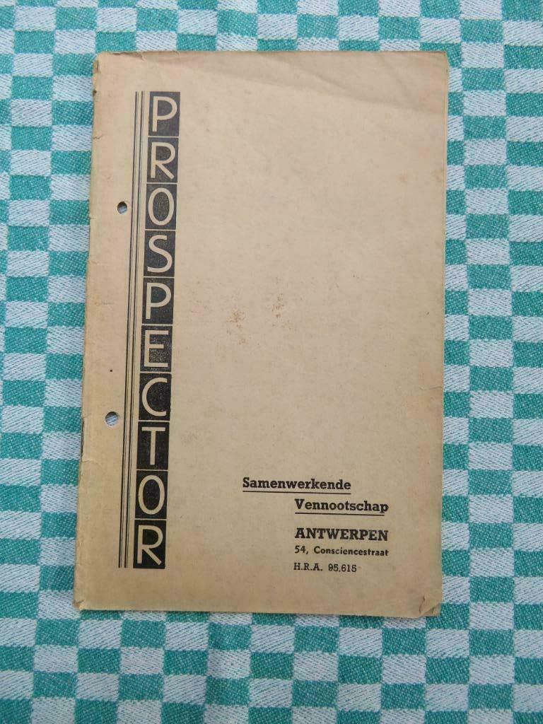 Folder Prospector, Enlèvement ou Envoi, Utilisé, Dépliant